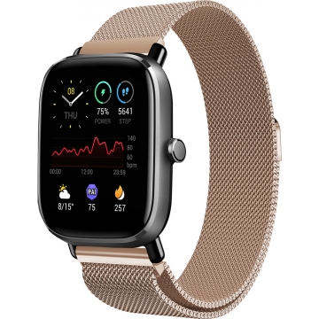 Миланская Петля Amazfit GTS 2 mini Rose Gold. Ремешки и Браслеты для Amazfit  GTS 2 mini | SotaHata